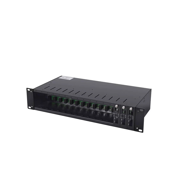fiber optic transceiver rack